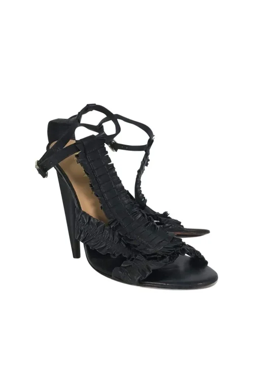 L.A.M.B. - Black Fringe Pumps Sz 7