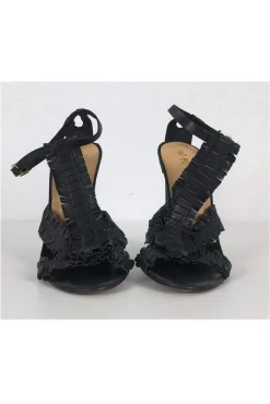 L.A.M.B. - Black Fringe Pumps Sz 7