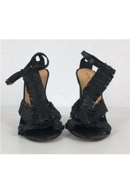L.A.M.B. - Black Fringe Pumps Sz 7