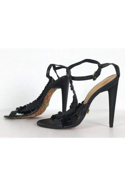 L.A.M.B. - Black Fringe Pumps Sz 7