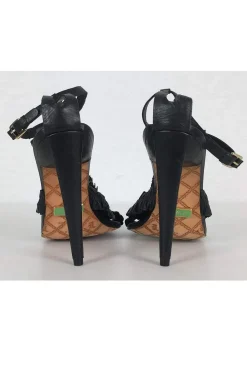 L.A.M.B. - Black Fringe Pumps Sz 7