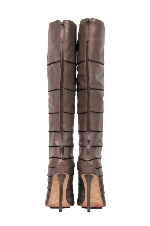 L.A.M.B. - Brown Leather Knee High Boots Sz 9.5