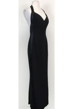 Lanvin - Black Halter Tuxedo Dress Sz 8