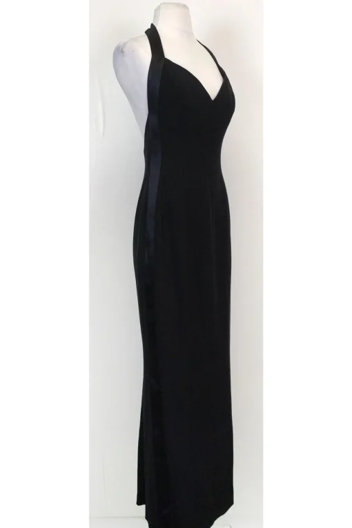Lanvin - Black Halter Tuxedo Dress Sz 8