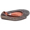 Lanvin - Gunmetal & Gold Metallic Studded Ballet Flats Sz 8.5