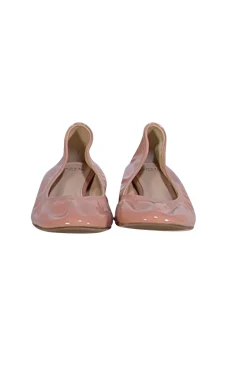 Lanvin - Pink Patent Leather Slip On Flats Sz 12