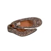 Lanvin - Tan & Black Snake Skin Print Flats Sz 12
