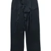 Lapointe - Black Satin High Waist Pants Sz 6
