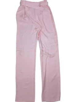 Lapointe - Light Pink Silk Twill Belted Trousers Sz 4