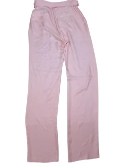 Lapointe - Light Pink Silk Twill Belted Trousers Sz 4