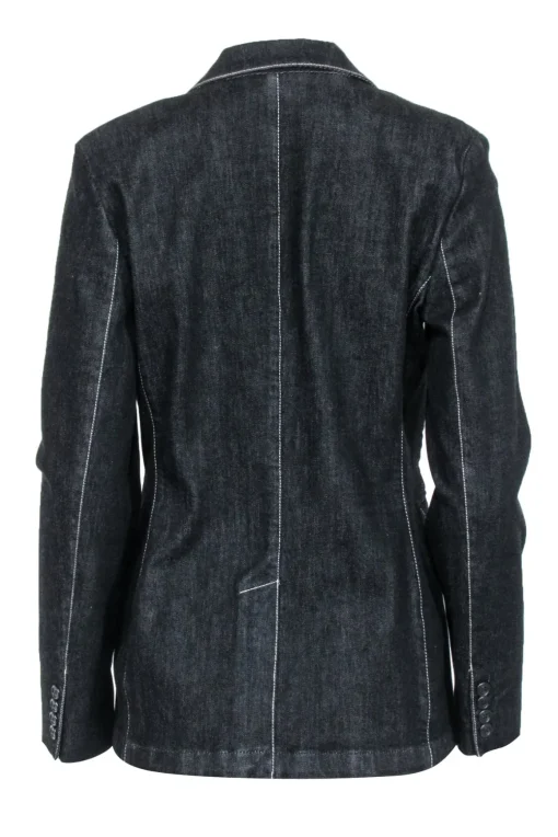 Lauren Ralph Lauren - Dark Wash Chambray Denim Blazer Sz 6