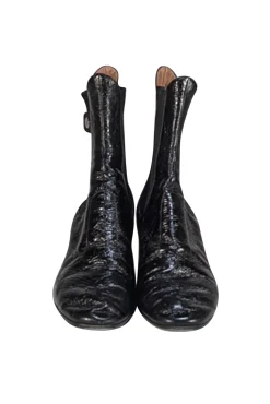 Laurence Dacade - Black Calf Leather Ankle Heel Boot Sz 6.5