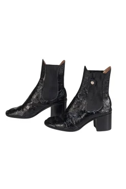 Laurence Dacade - Black Calf Leather Ankle Heel Boot Sz 6.5