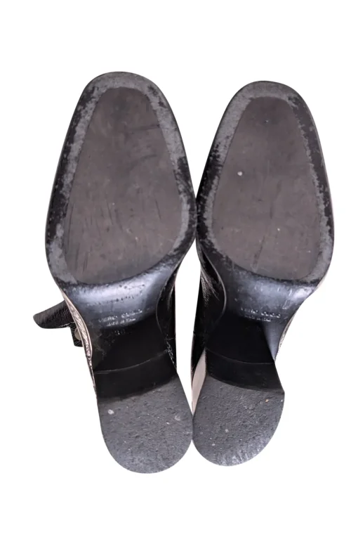 Laurence Dacade - Black Calf Leather Ankle Heel Boot Sz 6.5