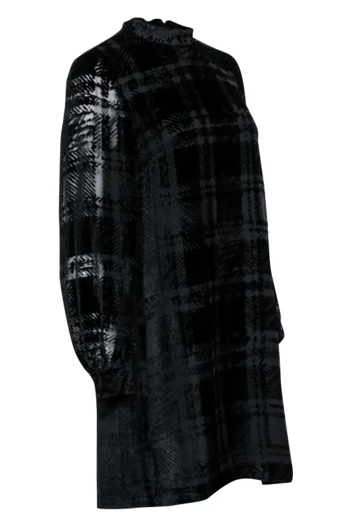 Lela Rose - Black Velvet Mockneck Dress Sz 6