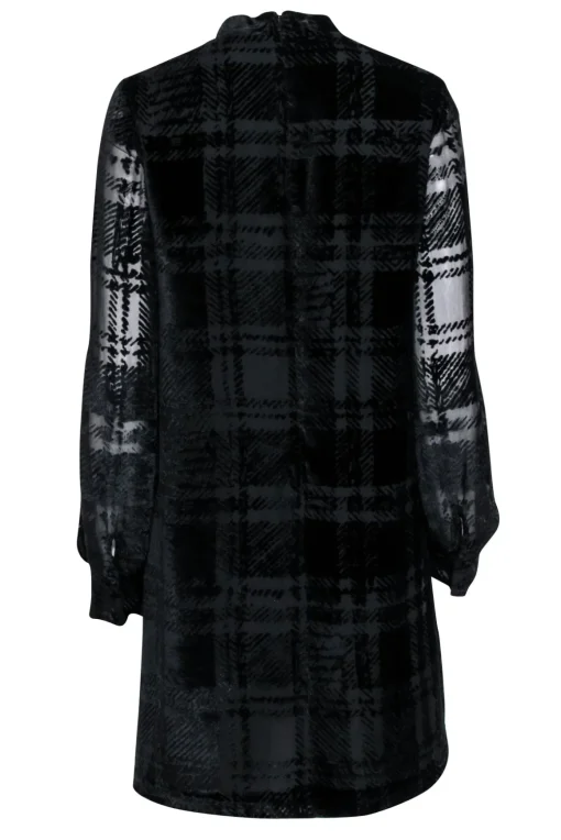 Lela Rose - Black Velvet Mockneck Dress Sz 6