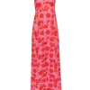 Lela Rose - Pink & Orange Print Formal Dress Sz 6