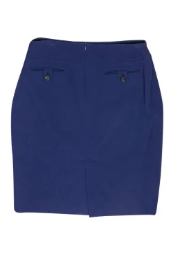 Les Copains - Purple Wool Pencil Skirt Sz 10