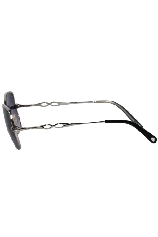 Les Copains - Silver Frame w/ Dark Blue Lens Sunglasses