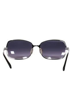 Les Copains - Silver Frame w/ Dark Blue Lens Sunglasses