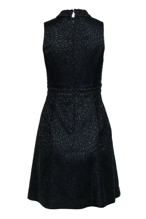 Lilly Pulitzer - Black & Sparkly Sleeveless Midi Dress Sz 0