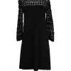 Lilly Pulitzer - Black Crochet Knit Dress Sz M