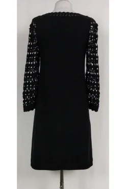 Lilly Pulitzer - Black Crochet Knit Dress Sz M
