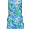 Lilly Pulitzer - Blue & Multicolor Fruity Floral Print Mini Dress Sz XXS