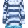 Lilly Pulitzer - Blue & White Stripe Long Sleeve Dress Sz M