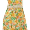 Lilly Pulitzer - Multicolor Floral Print Cotton Strapless Dress Sz 0