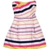 Lilly Pulitzer - Striped Cotton Strapless Dress Sz 12