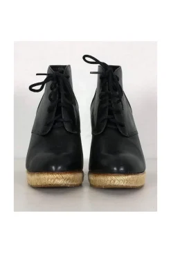 Loeffler Randall - Black Espadrille Ankle Booties Sz 6.5