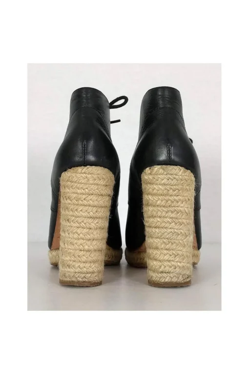 Loeffler Randall - Black Espadrille Ankle Booties Sz 6.5