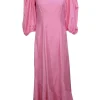 Loeffler Randall - Bubblegum Pink Curved Seam Maxi Dress Sz 6