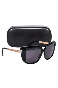 Louis Vuitton - Black Square Oversized Sunglasses