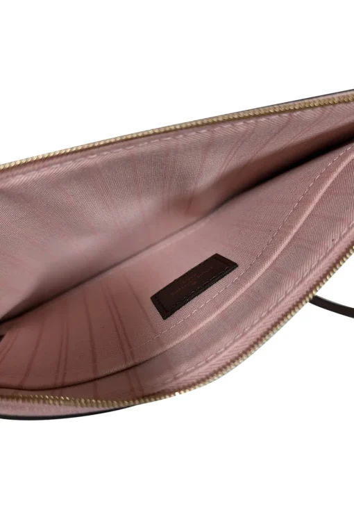 Louis Vuitton - Brown Damier Ebene Pochette Wristlet