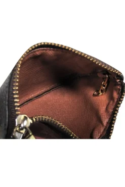 Louis Vuitton - Brown Logo Coin Purse