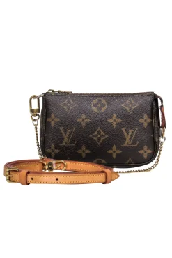 Louis Vuitton - Brown Monogram Canvas Mini Pouchette
