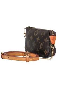 Louis Vuitton - Brown Monogram Canvas Mini Pouchette