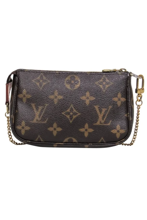 Louis Vuitton - Brown Monogram Canvas Mini Pouchette
