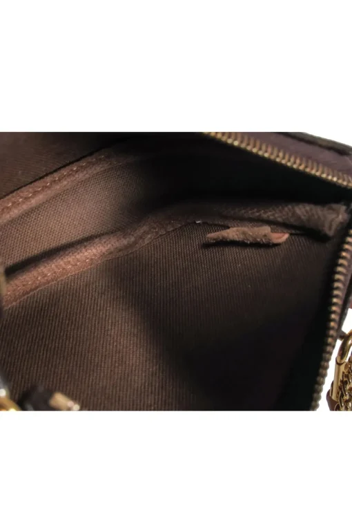 Louis Vuitton - Brown Monogram Canvas Mini Pouchette