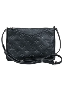 Louis Vuitton - Empreinte Pallas Black Leather Crossbody