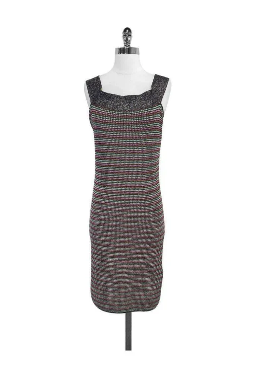 M Missoni - Multicolor Lurex Sleeveless Dress Sz 10