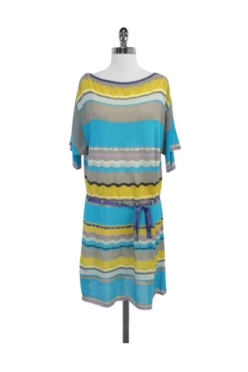 M Missoni - Multicolor Striped Knit Dress Sz S