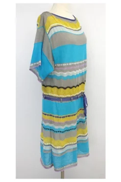 M Missoni - Multicolor Striped Knit Dress Sz S