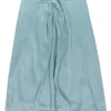 Magali Pascal - Mint Green Knot Front Skirt Sz S