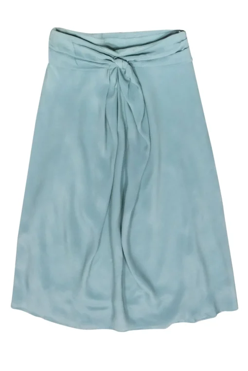 Magali Pascal - Mint Green Knot Front Skirt Sz S