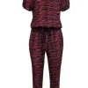 Maison Scotch - Rust Red & Navy Print Jumpsuit Sz 2