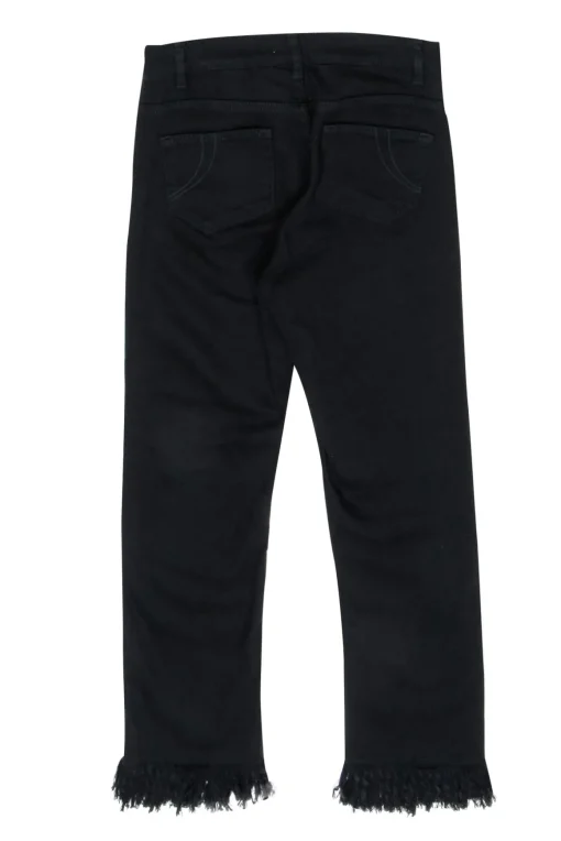 Maje - Black Frayed Hem Jeans Sz 8