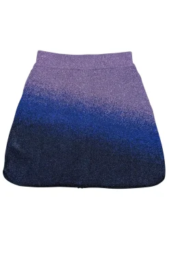 Maje - Lavender & Blue Sparkly Knit Skirt Sz 2